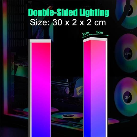RGB PC Light Strip for Gaming Case, Compatible with GIM Hub,Magnetic Addressable - Picture 2 of 6